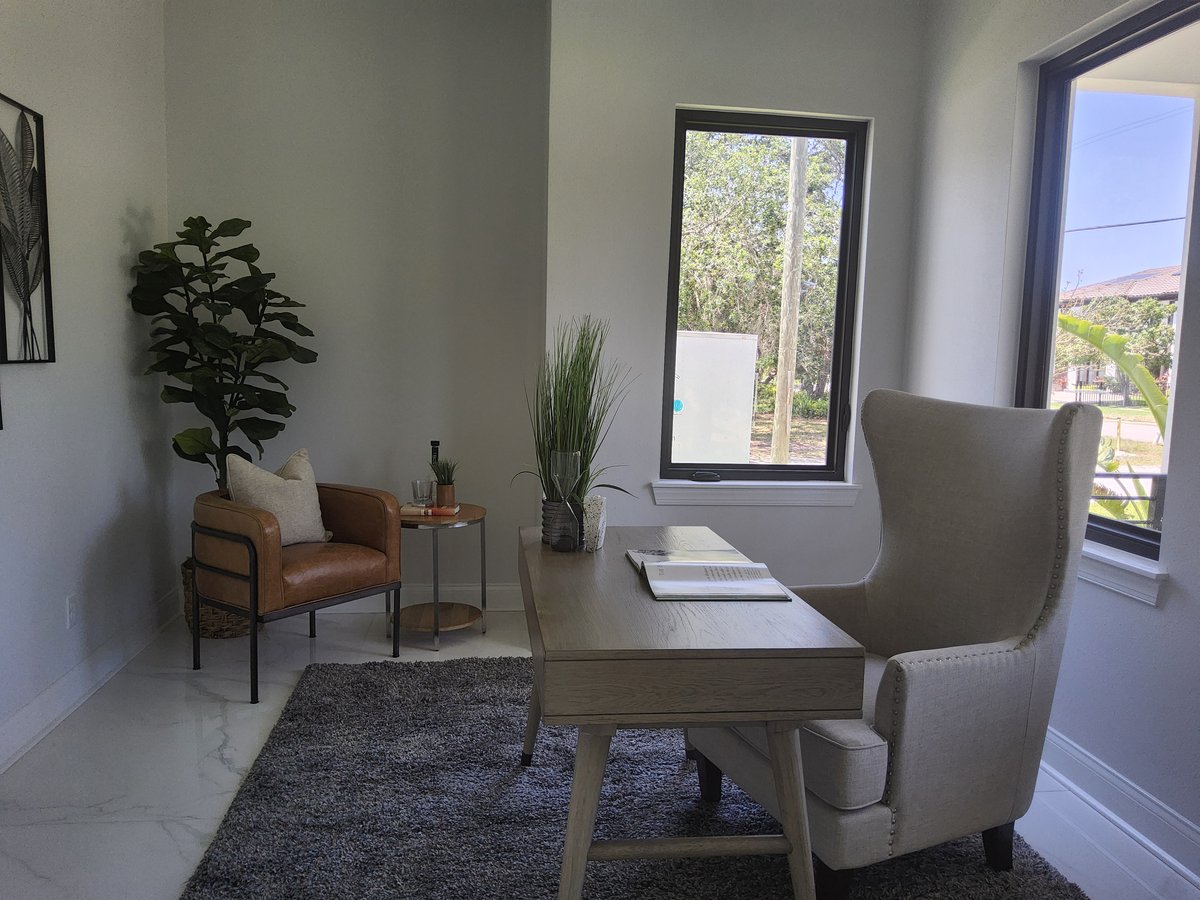 Tampa Luxury, Lois office staging